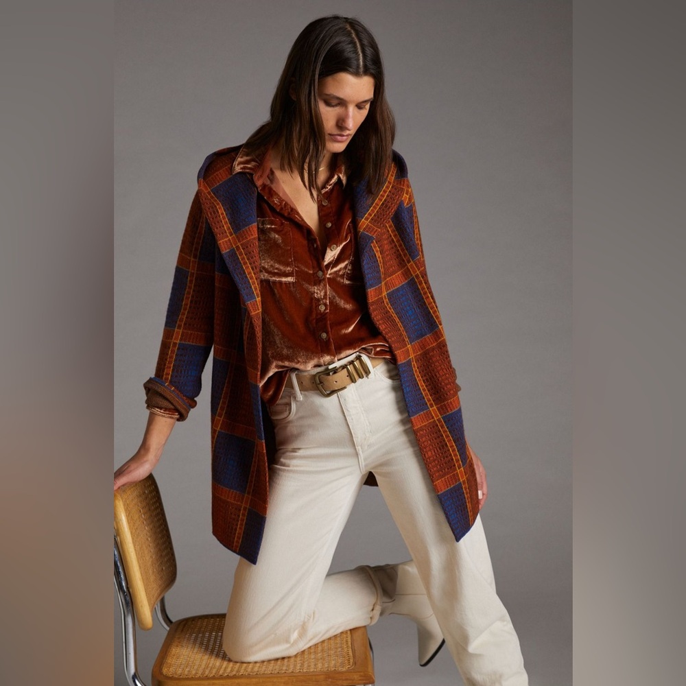 NWT Anthropologie Field & Flower Sweater Coat
